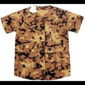 Pink Dolphin Tactical Jersey Over-shirt Camouflage